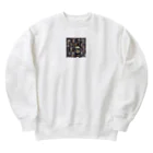 banmesyのI♡ビール2 Heavyweight Crew Neck Sweatshirt