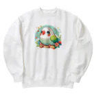 ぷっくりショップのオカメインコちゃん Heavyweight Crew Neck Sweatshirt