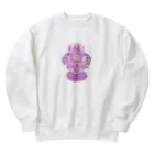 Hotoke Mandalaのおまもり千手観音 Heavyweight Crew Neck Sweatshirt