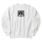 note10_AIのウサギのイラストグッズ Heavyweight Crew Neck Sweatshirt