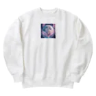 ツキノシタ/ tukinoshitaの夜の満月　輝き Heavyweight Crew Neck Sweatshirt