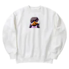 JM8の怒りのペンギン Heavyweight Crew Neck Sweatshirt