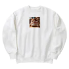 wtr3045のまるねこ15 Heavyweight Crew Neck Sweatshirt