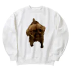 MASUUのブリュッセルグリフォンのリップ♡ Heavyweight Crew Neck Sweatshirt