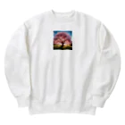 ニコショップの桜の木 Heavyweight Crew Neck Sweatshirt