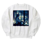 zengoの雨になったね Heavyweight Crew Neck Sweatshirt