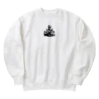 たまちのムキムキスケルトン Heavyweight Crew Neck Sweatshirt