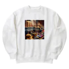 Ksdesignのレトロ　キュービックボックス Heavyweight Crew Neck Sweatshirt