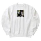 jthbcのペンダントをつけたワンちゃん Heavyweight Crew Neck Sweatshirt