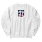 bigbamboofamilyの白く透き通る肌の娘達 Heavyweight Crew Neck Sweatshirt