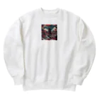 Hana15500のロック　和　デザイン２ Heavyweight Crew Neck Sweatshirt