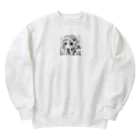 kazyan88のサメJKちゃん Heavyweight Crew Neck Sweatshirt