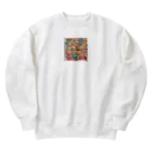 neokotaのハッピー Heavyweight Crew Neck Sweatshirt