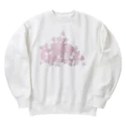 Drecome_Designの【積もったheart mark】百のハート♡飴霰(あめあられ) Heavyweight Crew Neck Sweatshirt