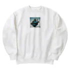 kitolonのスチームパンク潜水艦７ Heavyweight Crew Neck Sweatshirt