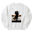 ののちゃんのフォトプリントショップのダンスカップル Heavyweight Crew Neck Sweatshirt