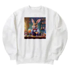 うさぎやのバーテンダーのうさぎ2 Heavyweight Crew Neck Sweatshirt