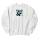 Nanalaのシベリアンハスキーグッズ Heavyweight Crew Neck Sweatshirt