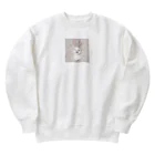 aahsrのくるくるうさくる Heavyweight Crew Neck Sweatshirt