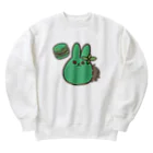 nagiのチョコミントmeme Heavyweight Crew Neck Sweatshirt