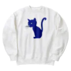 MEGROOVEのシルエットにゃん🐱 Heavyweight Crew Neck Sweatshirt