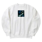 Irregular is beautifulのA Nighttime Journey through the Enchanted Forest Heavyweight Crew Neck Sweatshirt