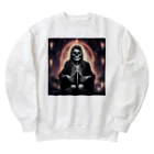 かるるんショップのスケルトン　見えた未来の保証は致し兼ねる Heavyweight Crew Neck Sweatshirt