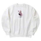 AQUAMETAVERSEのアニメ風ピンクのお姫さま　なでしこ1478 Heavyweight Crew Neck Sweatshirt