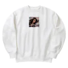 AQUAMETAVERSEの桜の花の中かで、、女性　なでしこ1478 Heavyweight Crew Neck Sweatshirt