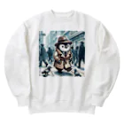 連想系の都会ペンギン Heavyweight Crew Neck Sweatshirt