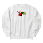 unkoraの兎と亀 Heavyweight Crew Neck Sweatshirt