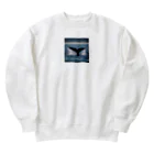 てぃっちゃんのクジラの尾 Heavyweight Crew Neck Sweatshirt