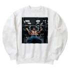 masa11253345の筋トレの定番、ベンチプレス！ Heavyweight Crew Neck Sweatshirt