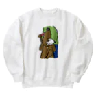 優しいお母さん（になりたい）のムーアくん2 Heavyweight Crew Neck Sweatshirt