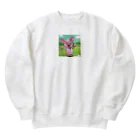 かめたびのぷ―のゴルフ Heavyweight Crew Neck Sweatshirt