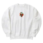 Buildingsの廃墟 2 Heavyweight Crew Neck Sweatshirt