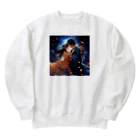 AQUAMETAVERSEの七夕の夜彦星と織り姫　なでしこ1478 Heavyweight Crew Neck Sweatshirt