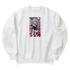 イマジネーション・ファクトリーのツンデレちゃん妹達 Heavyweight Crew Neck Sweatshirt