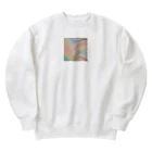 eclat-misaのtextureart series Heavyweight Crew Neck Sweatshirt