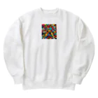 BrilliantTiaraのカラフルボタン Heavyweight Crew Neck Sweatshirt