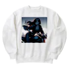 ヨーカズのバイク女子 Heavyweight Crew Neck Sweatshirt