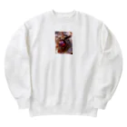 AQUAMETAVERSEの知恵を授けるふくろう　なでしこ1478 Heavyweight Crew Neck Sweatshirt