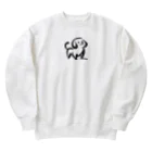 クリエイティブ・スタイル・ストアの散歩つれてけ Heavyweight Crew Neck Sweatshirt