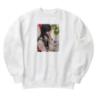 nekozou1986の美少女シリーズ”なごみ” Heavyweight Crew Neck Sweatshirt