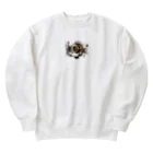 kyokingのダイビングフィッシュ Heavyweight Crew Neck Sweatshirt