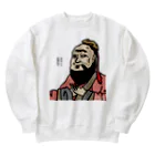 B-catのだじゃれ偉人シリーズ「孔子」 Heavyweight Crew Neck Sweatshirt