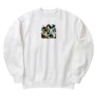 ヨーカズのバイク女子サキ Heavyweight Crew Neck Sweatshirt