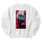 デビルズデッドゾーンの人形ちゃん Heavyweight Crew Neck Sweatshirt