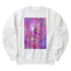 𝙥𝙤𝙬𝙖𝙧𝙮の魔法のピンクドラゴン🐉🩷✨ Heavyweight Crew Neck Sweatshirt