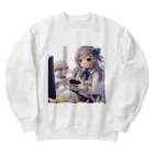 HKG Storeのゲーム女子 Heavyweight Crew Neck Sweatshirt